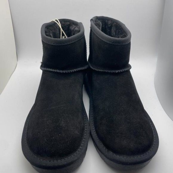 CUSHIONAIRE Women's Cozy pull on boot BLACK 6.5W - Picture 3 of 6